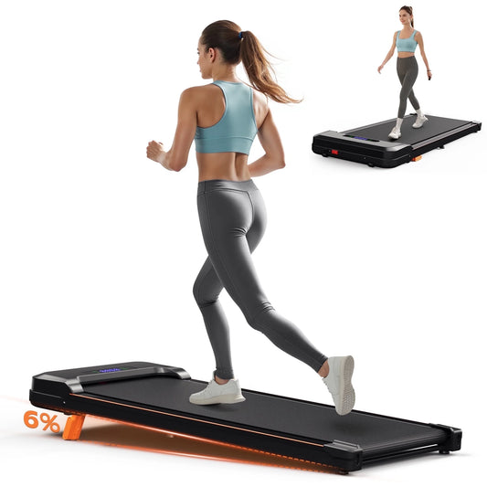 Walking Pad with Incline, Portable Treadmill for Home, 4 in 1 Walking Pad Incline with Remote Control 300LB Capacity, 2.5HP Compact Treadmill with LED Display for Walking and Running