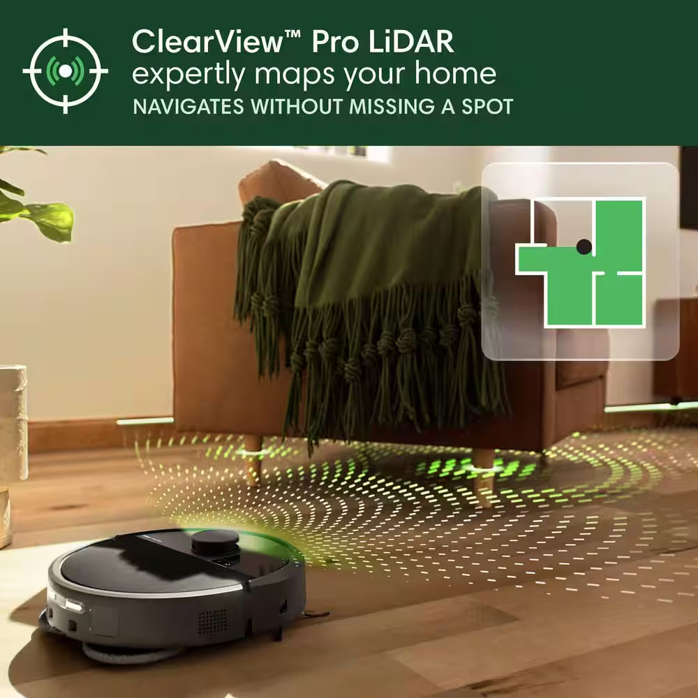 Roomba 505 Combo 13.8 In. Robotic Vacuum and Mop plus with Smart Navigation plus Autowash Dock in Black