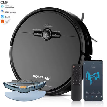 3600PA Vacuum Cleaner Robot,Smart Voice Control,Wireless Auto Charging,Floor Sweeper,Navigation Area on Map,Cleaning Robot