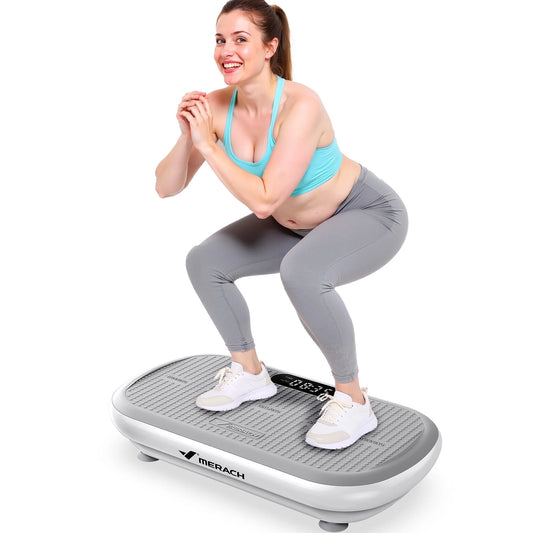 Vibration Plate Trainer Pro - 440 Lb Support, Enhanced Motor, Bluetooth, Silicone Pedals