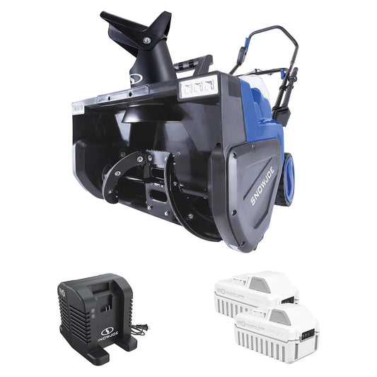 IONMAX Cordless Snow Blower with Electric Engine Type, 24V, Blue, 24V-X2-SB22