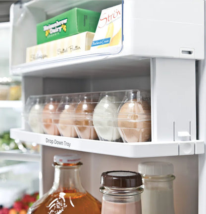GE Profile Smart Appliances 35.75" French Door Refrigerator 27.7 Cu. Ft.