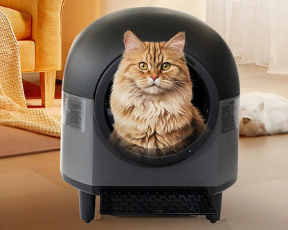 HEYBO Automatic Cat Litter Box Self Cleaning Smart Litter Box