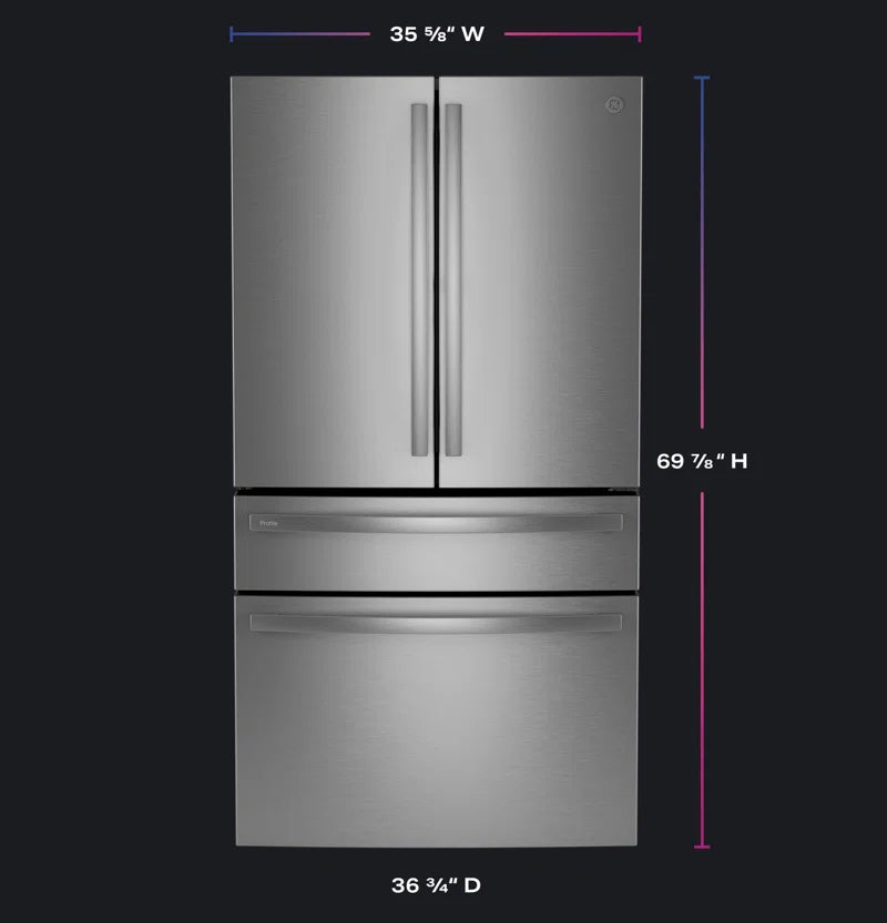 Series Energy Star Smart 29 Cu. Ft. Fingerprint Resistant 4-Door French-Door Refrigerator