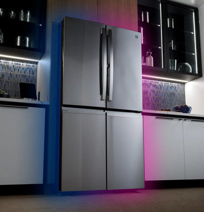 Series Energy Star Smart 28 Cu. Ft. Fingerprint Resistant Quad-Door Refrigerator