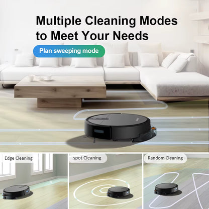 Smart Vacuum Cleaner Robot 3600PA Sweeper Floor Wireless Auto-Recharge Navigation Area on Map Pet Hair for Home Cleaning Robotic