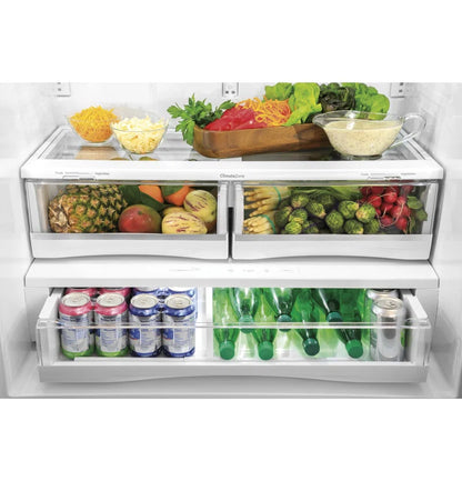 GE Profile Smart Appliances 35.75" French Door Refrigerator 27.7 Cu. Ft.