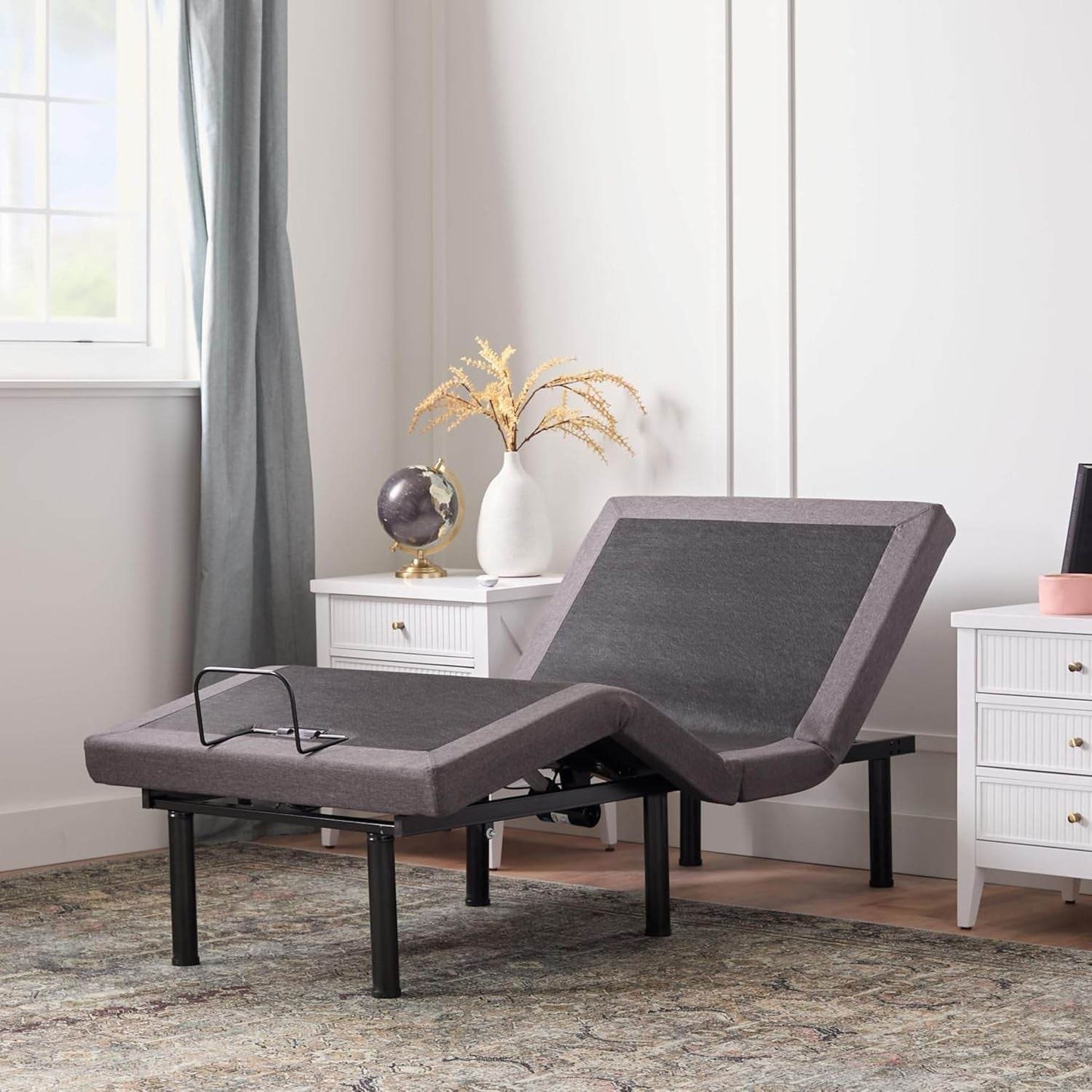 L600 Twin XL Adjustable Bed Base with Zero Gravity, Bluetooth, Massage, USB Ports & App Control