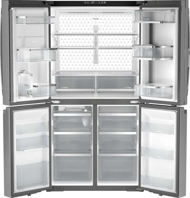 Series Energy Star Smart 28 Cu. Ft. Fingerprint Resistant Quad-Door Refrigerator