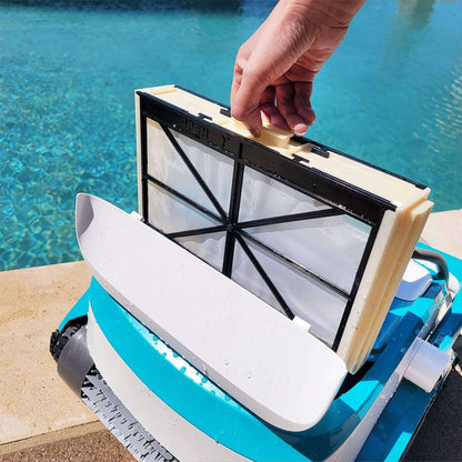 Inground Automatic Dual Scrub Robotic Pool Vacuum Cleaner, 150W (SAK51836)